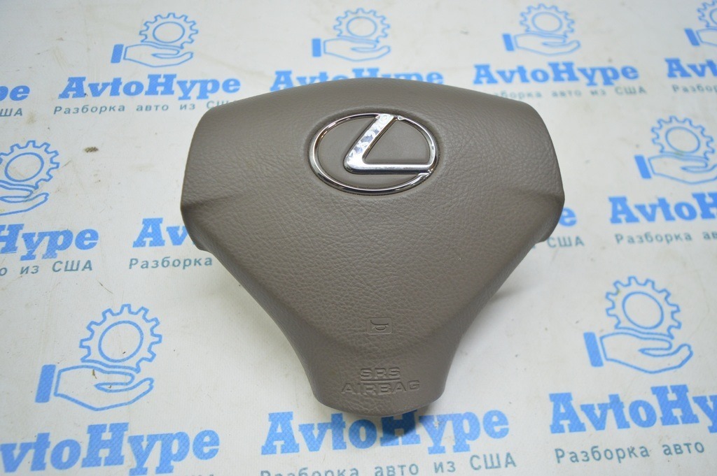 Подушка безопасности airbag в руль водительская Lexus RX300 RX330 RX350 RX400h 04-09 беж (01)