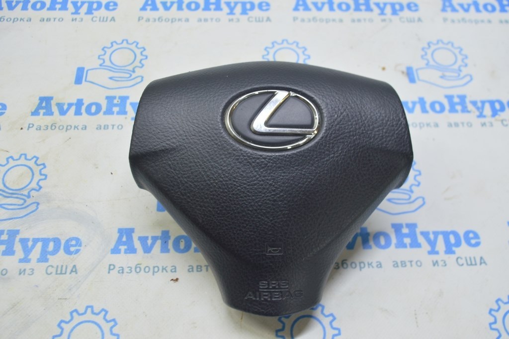 Подушка безопасности airbag в руль водительская Lexus RX300 RX330 RX350 RX400h 04-09 черн (02)