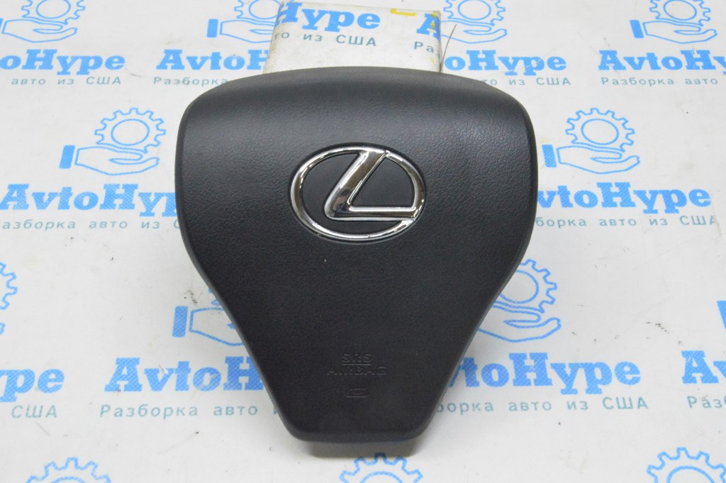 Подушка безопасности airbag в руль водительская Lexus RX350 RX450h 10-12 дорест черн (03)