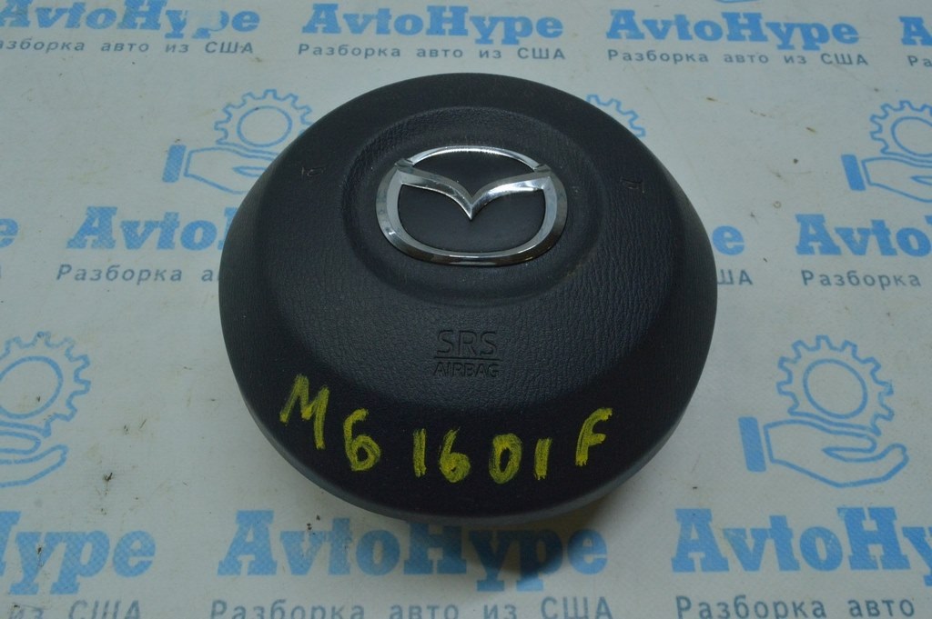 Подушка безопасности airbag в руль водительская Mazda6 13-17 ржавый пиропатрон (01)