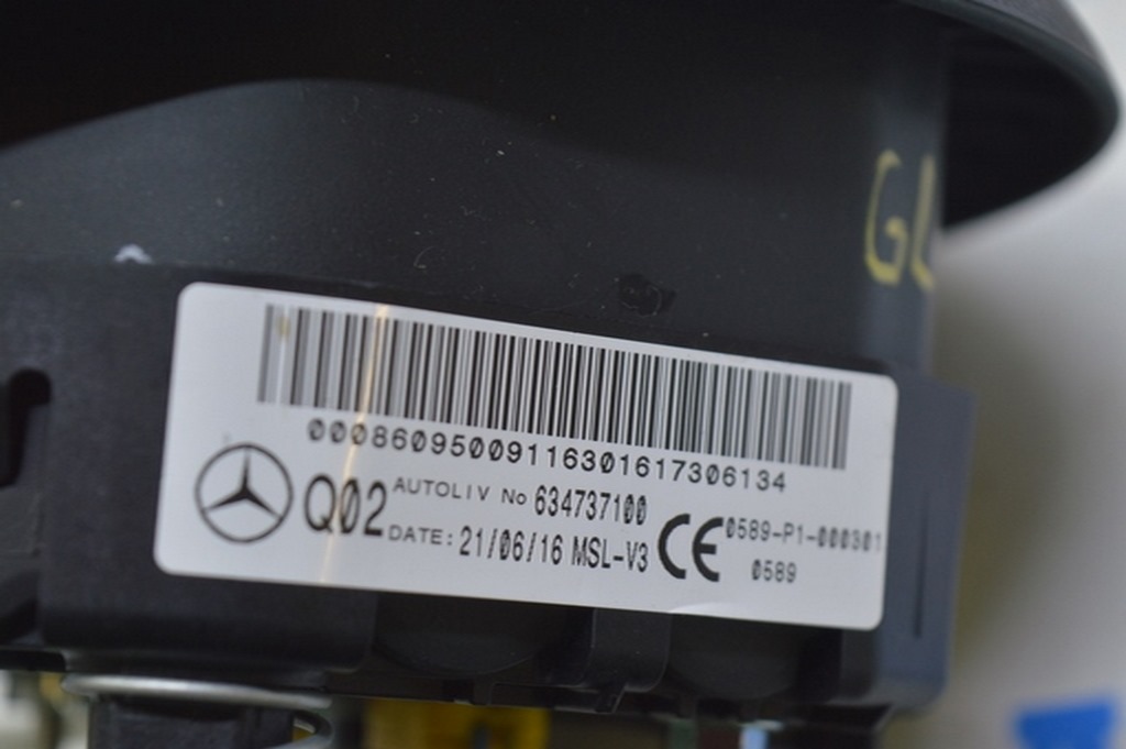 Подушка безопасности airbag в руль водительская Mercedes GLE-class C292 12-19 черн — фото 3