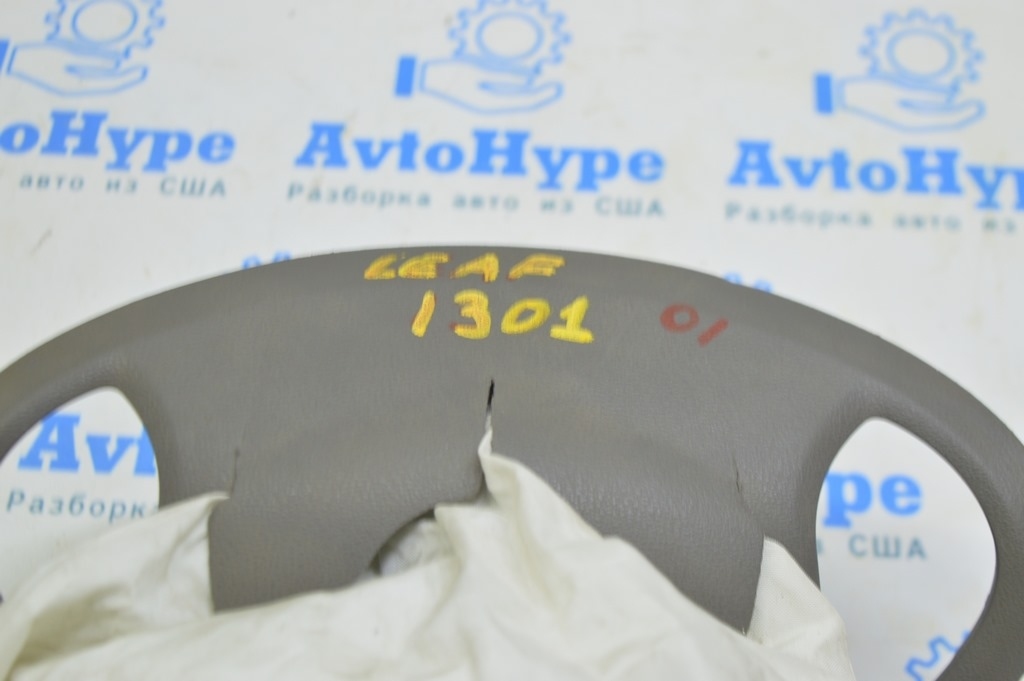 Подушка безопасности airbag в руль водительская Nissan Leaf 13-17 серая стрельнувшая — фото 2