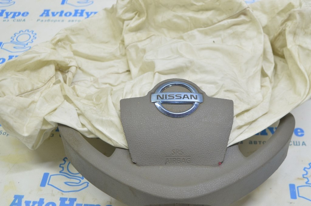 Подушка безопасности airbag в руль водительская Nissan Leaf 13-17 серая стрельнувшая — фото 3