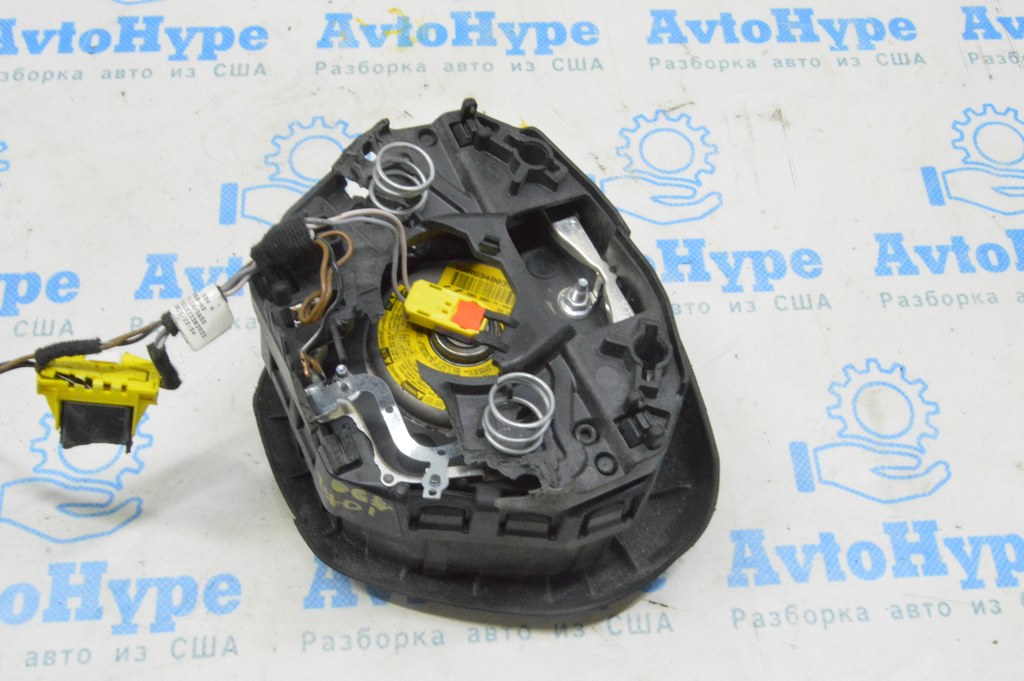 Подушка безопасности airbag в руль водительская Skoda Octavia III A7 13-20 (01) посечена — фото 3