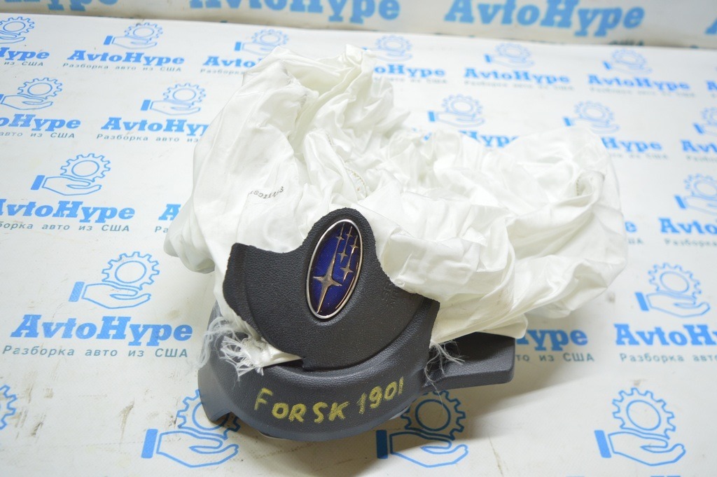 Подушка безопасности airbag в руль водительская Subaru Forester 19- SK (01) стрелянная