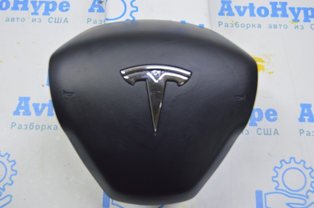 Подушка безопасности airbag в руль водительская Tesla Model 3 18- черн (03) — фото 2
