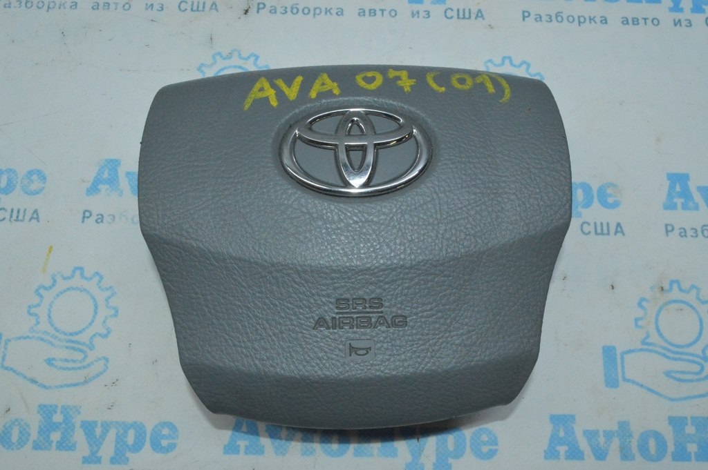 Подушка безопасности airbag в руль водительская Toyota Avalon 05-12 серая