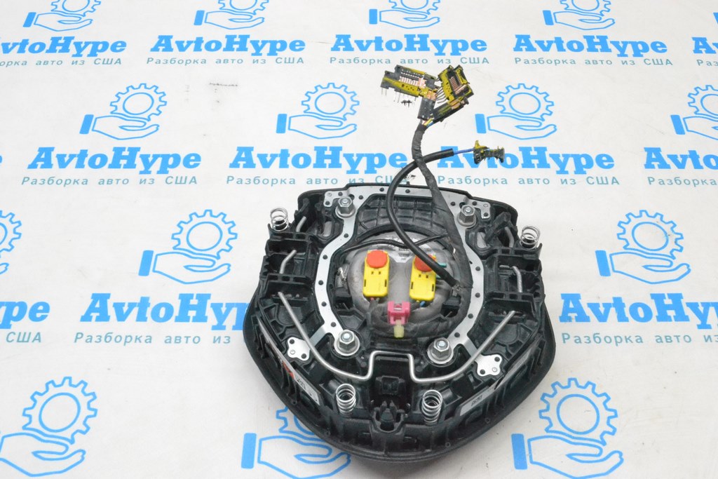 Подушка безопасности airbag в руль водительская Toyota C-HR 18-23 черная небольшой дефект — фото 2