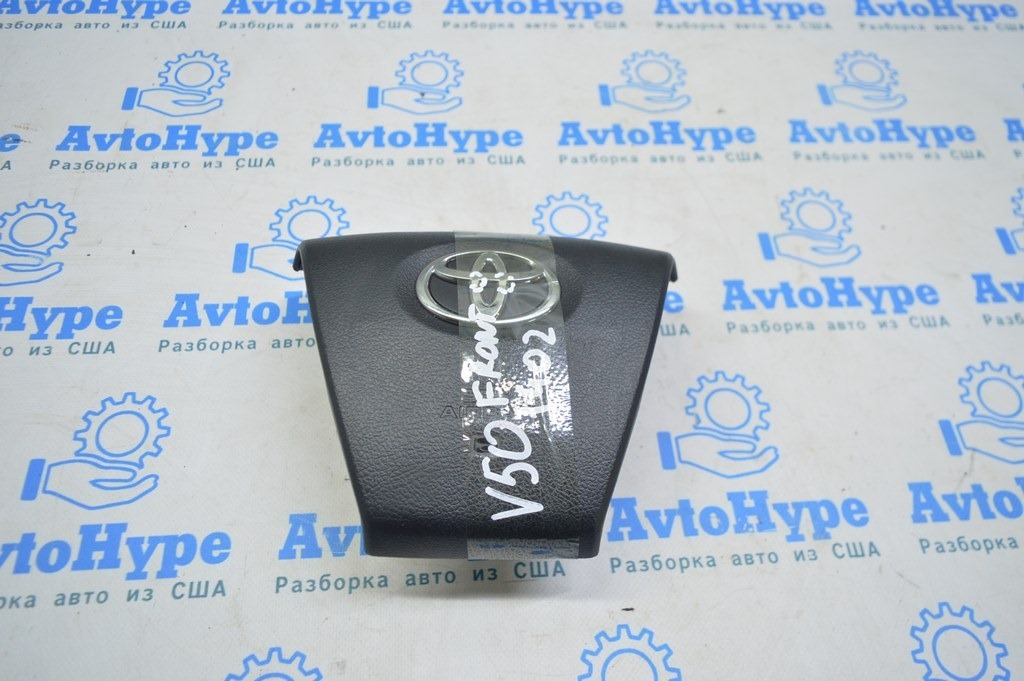 Подушка безопасности airbag в руль водительская Toyota Camry v50 12-14 usa\euro LE черн (02)