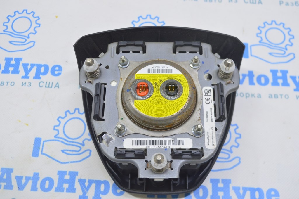 Подушка безопасности airbag в руль водительская Toyota Camry v50 12-14 usa\euro SE черн (03) — фото 2