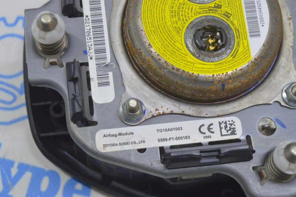 Подушка безопасности airbag в руль водительская Toyota Camry v50 12-14 usa\euro SE черн (03) — фото 3