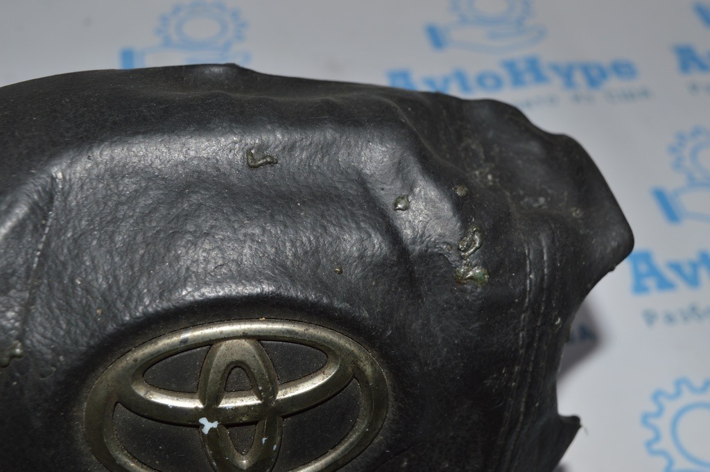 Подушка безопасности airbag в руль водительская Toyota Highlander 14- (03) горелая,целый пироп — фото 2