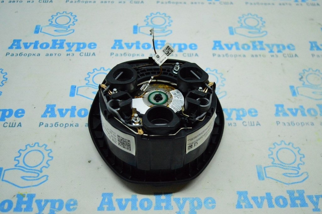Подушка безопасности airbag в руль водительская VW Jetta 15-18 USA черная (03) рест — фото 2