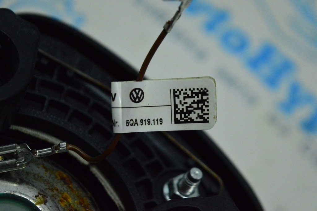 Подушка безопасности airbag в руль водительская VW Jetta 15-18 USA черная (03) рест — фото 3