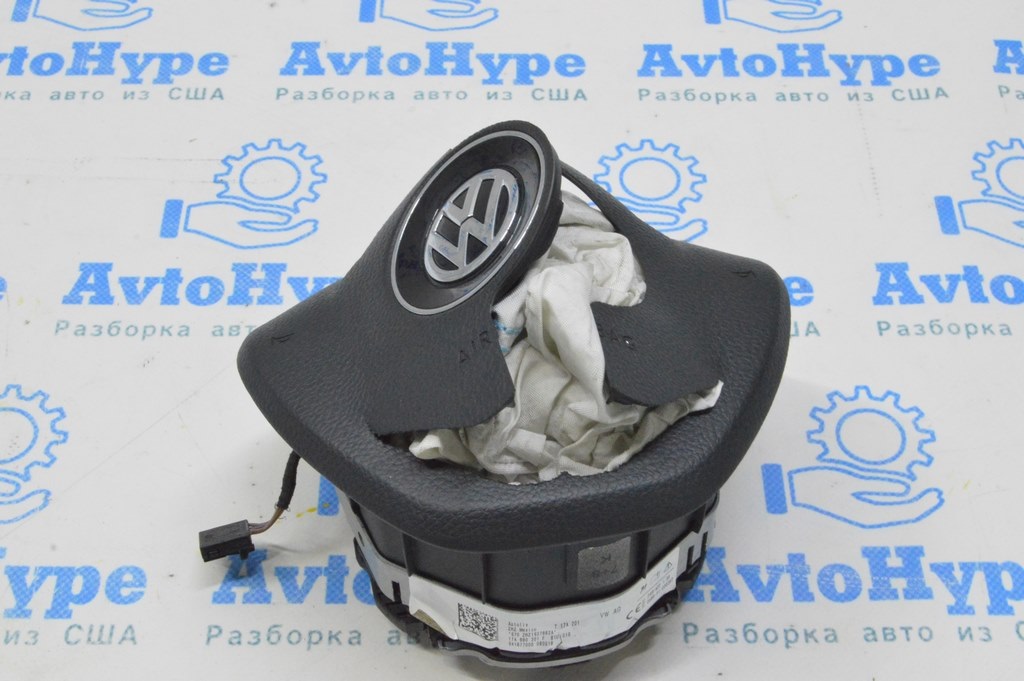 Подушка безопасности airbag в руль водительская VW Jetta 19- стрельнувшая (02) — фото 2