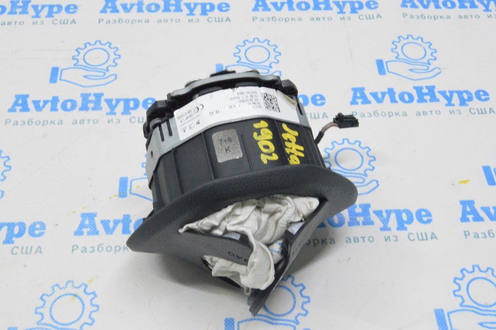 Подушка безопасности airbag в руль водительская VW Jetta 19- стрельнувшая (02) — фото 3