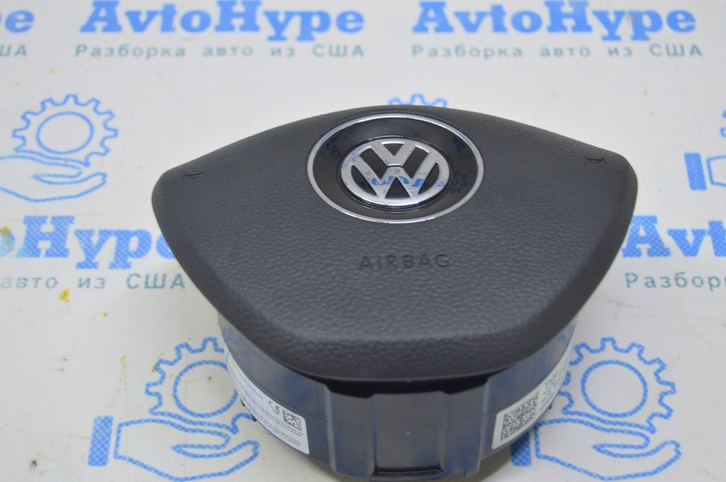 Подушка безопасности airbag в руль водительская VW Multivan T6 16-19 черн (01) — фото 2