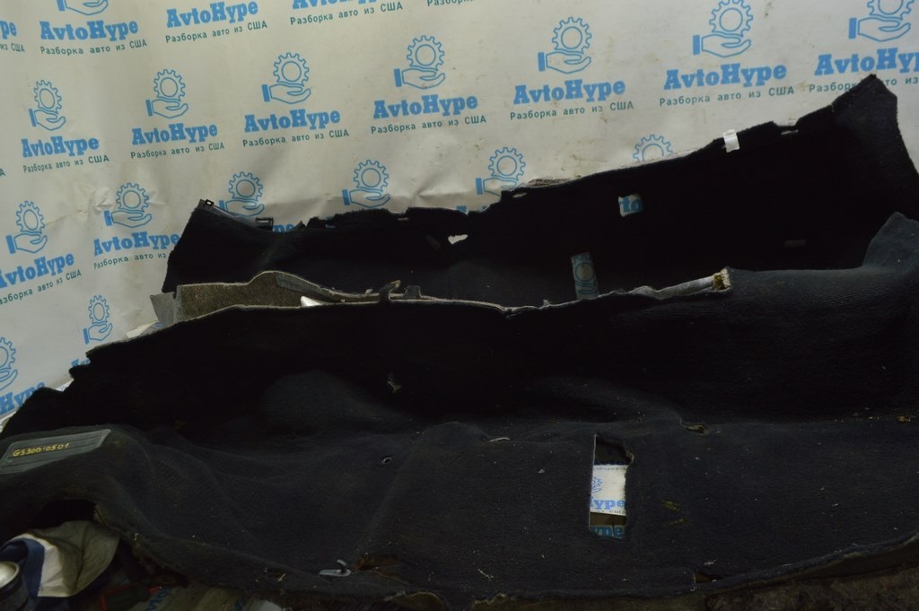 Покрытие пола Lexus GS300 GS350 GS430 06-11 черное (01)