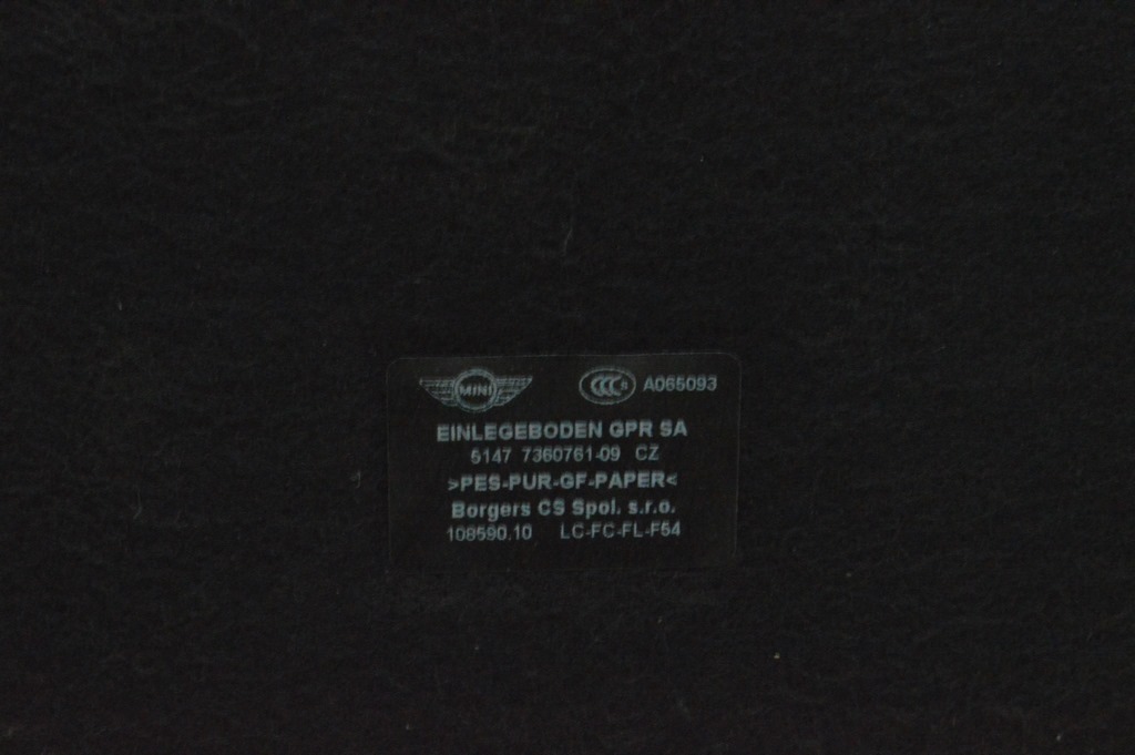 Пол багажника Mini Cooper Clubman 16-22 — фото 3