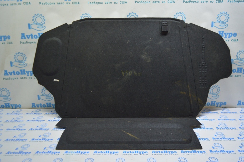 Пол багажника Toyota Camry v50 12-14 европа тряпка черный
