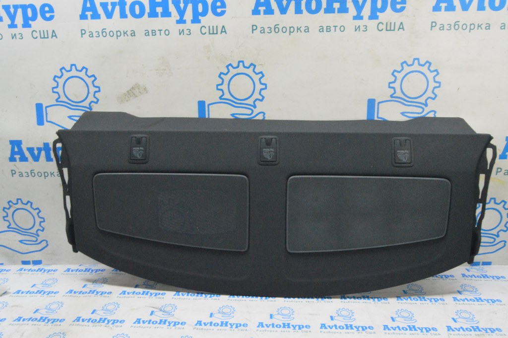 Полка задняя Audi A3 8V 15-20 4d черая (02)