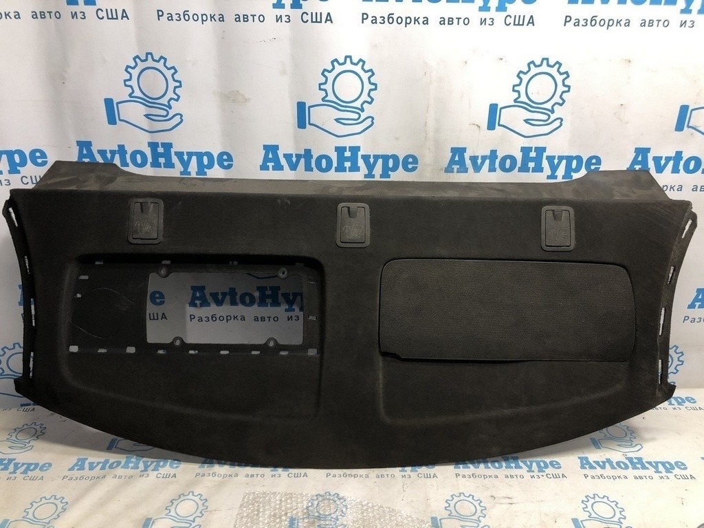 Полка задняя Audi A4 B8 08-16 чёрная