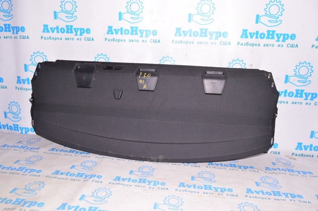 Полка задняя BMW 3 F30 4d 12-19 черн