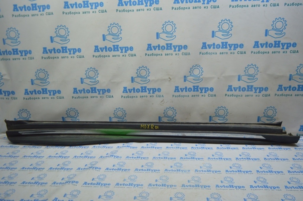 Порог правый Acura MDX 14-16 дорест тип 2 структура, молдинг хром