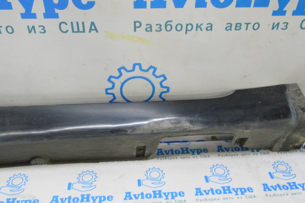 Порог правый Hyundai Sonata 11-15 (02) черный, потерт, сломаны крепления — фото 3