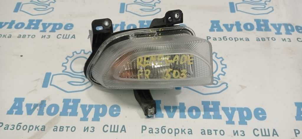 Поворотник с DRL перед прав Jeep Renegade 15-18 дорест (03) деф. небольшая трещина