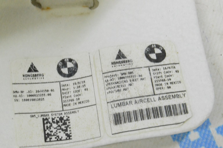 Поясничный подпор водительского сиденья BMW X5 G05 19-22 52107473991 — фото 4