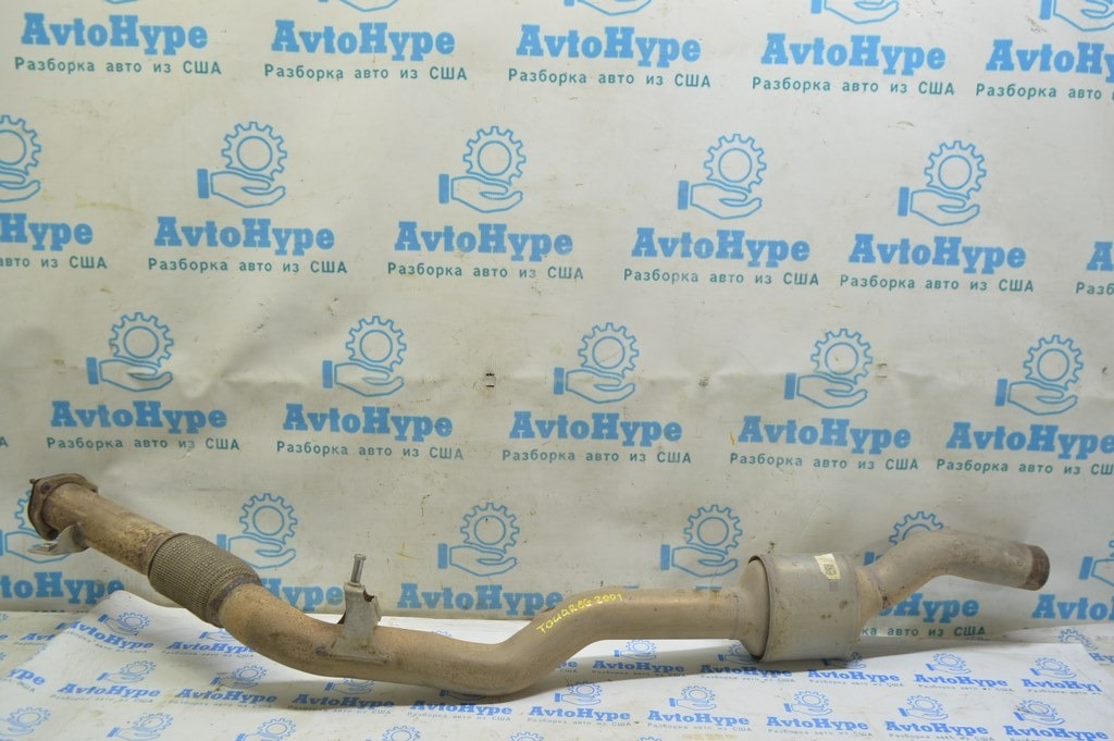 Приемная труба с катализатором VW Touareg 18- 3.0d (01) 4M0254454B