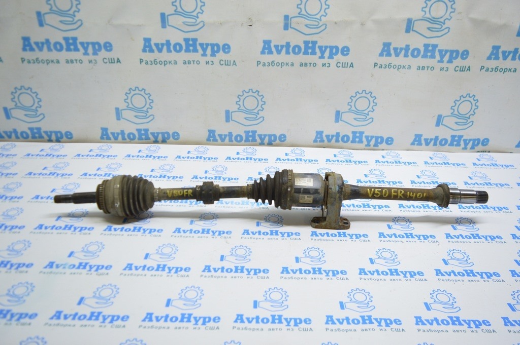 Привод полуось перед прав Toyota Camry v50 2.5 12-14 usa\euro с подвесным подшипником (01)