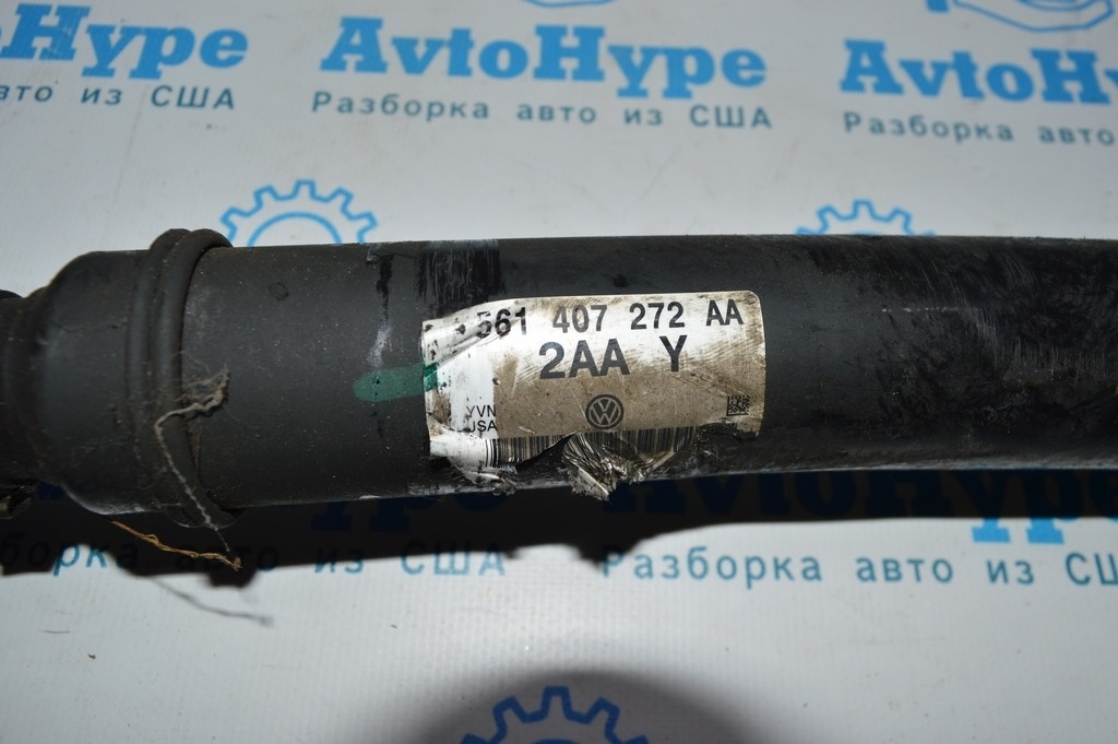 Привод полуось перед прав VW Passat b7 USA 1.8T (05) нет тришипа — фото 4