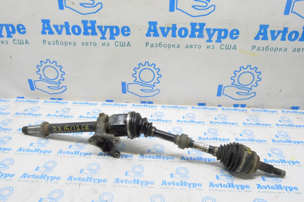 Привод полуось передняя правая Lexus RX350 10-15 FWD (03) с кронштейном