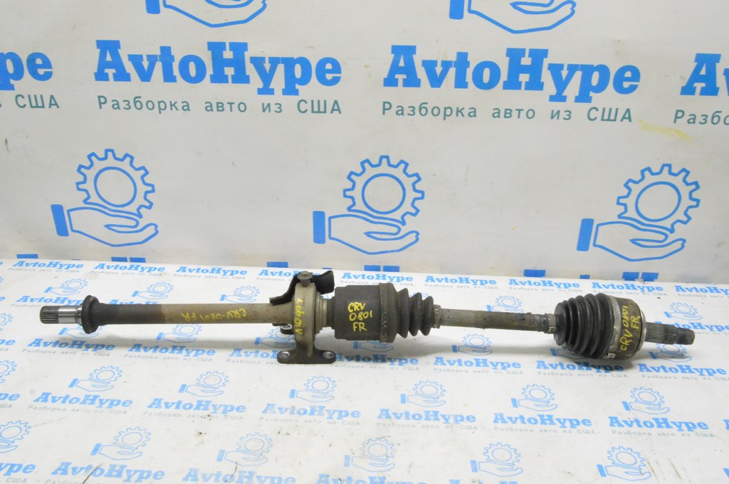 Промежуточный вал перед прав Honda CRV 07-11 AWD, с кронштейном (01)