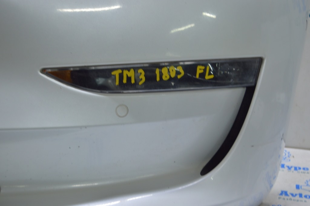 Противотуманная фара птф левая Tesla Model 3 18- с поворотником, с корректором (03)