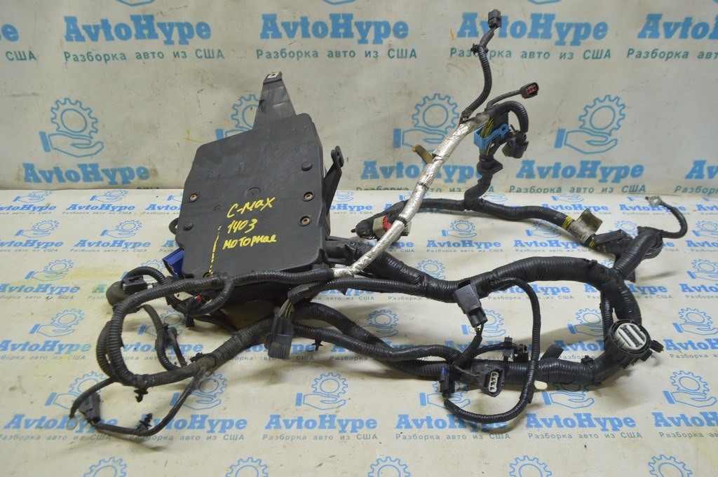 Проводка моторная Ford C-max MK2 13- (03) без блока управления и корпуса — фото 2
