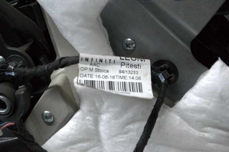 Проводка обшивки двери задняя левая Infiniti QX30 17-17 (03)