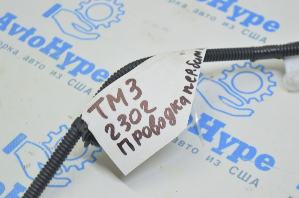 Проводка парктроников переднего бампера Tesla Model 3 21-23 под ПТФ — фото 2