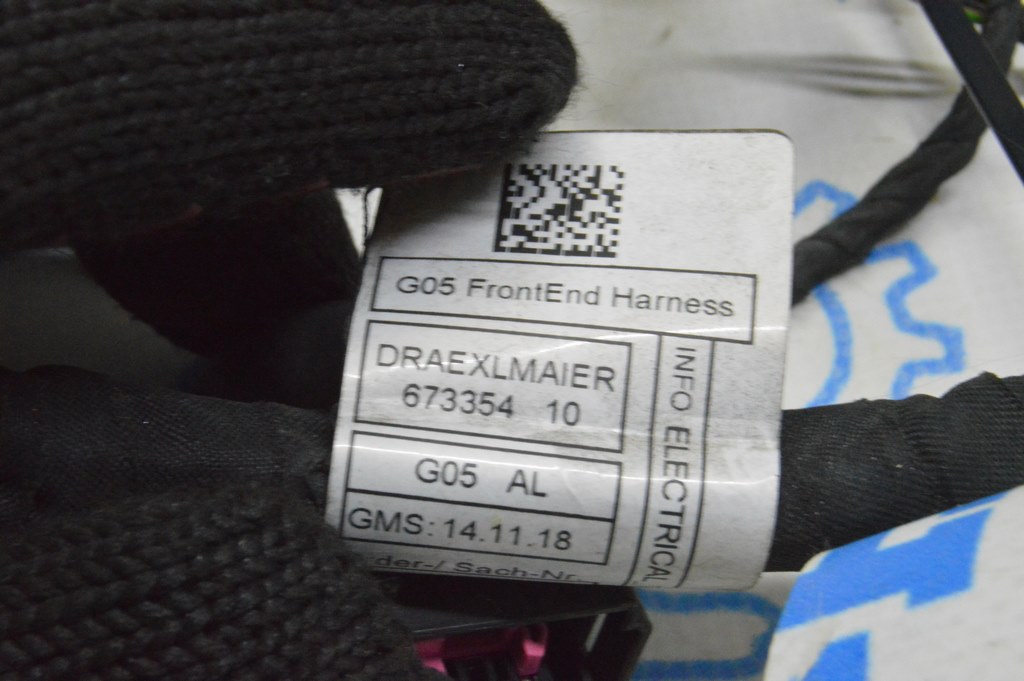 Проводка переднего бампера BMW X5 G05 19-19 на усилителе, под радар и жалюзи (01) 673354-10 — фото 3