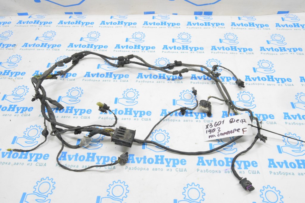 Проводка переднего бампера на зч BMW X3 G01 18-21 (02)