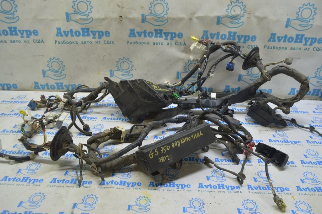 Проводка подкапотная с блоком предохранителей Lexus GS350 2007 (02)