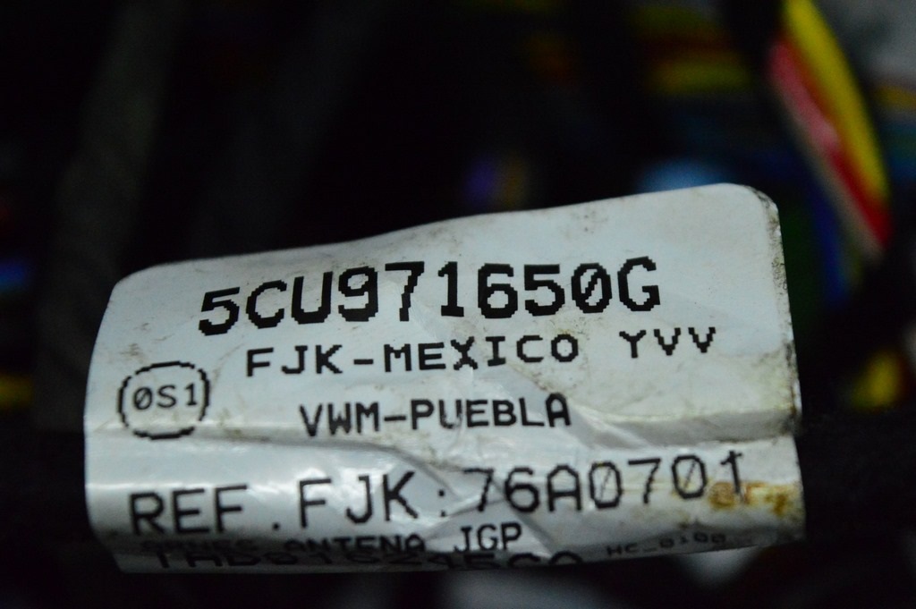 Проводка подкапотная с блоком предохранителей VW Jetta 11-18 USA 1.8 (03) — фото 3
