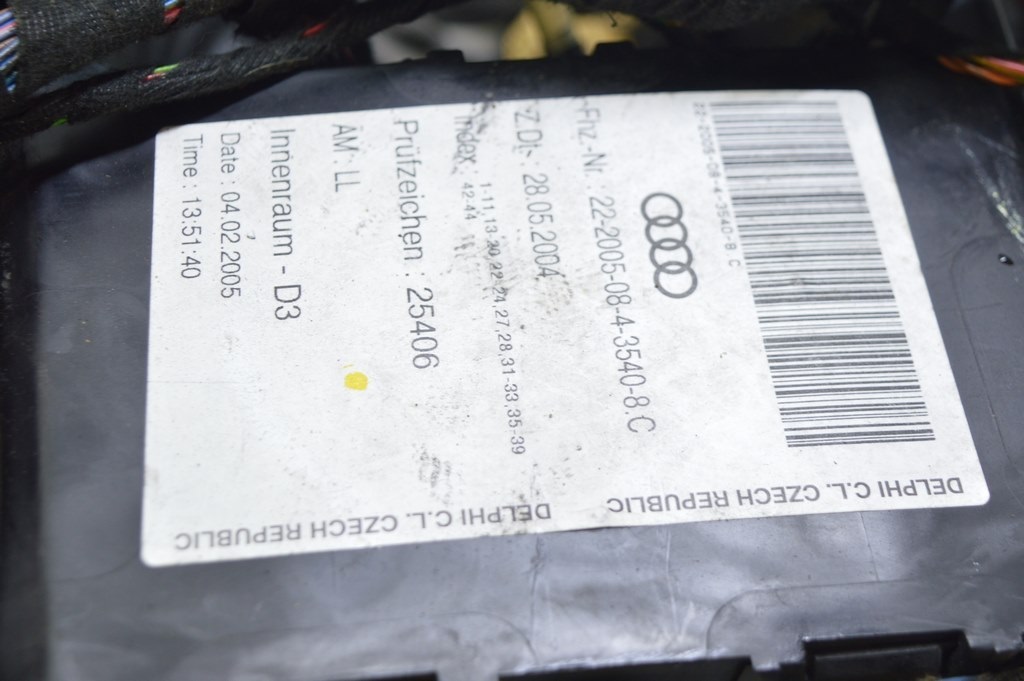 Проводка салонная Audi A8 D3 03-09 (01) Long — фото 3