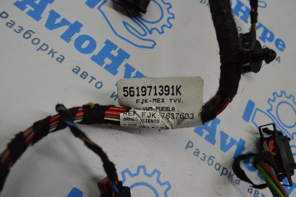 Проводка сидения VW Passat b7 USA 1.8 (05) — фото 2