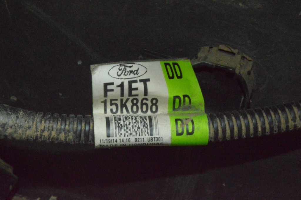 Проводка заднего бампера Ford Focus mk3 15-18 рест 5d (07) F1ET15K868 под парктроники — фото 2