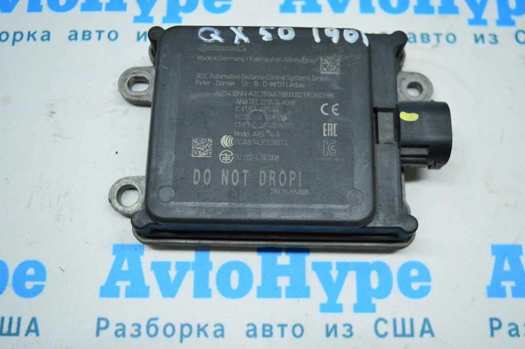 Радар круиз Infiniti QX50 19- 284385NA0B (01)