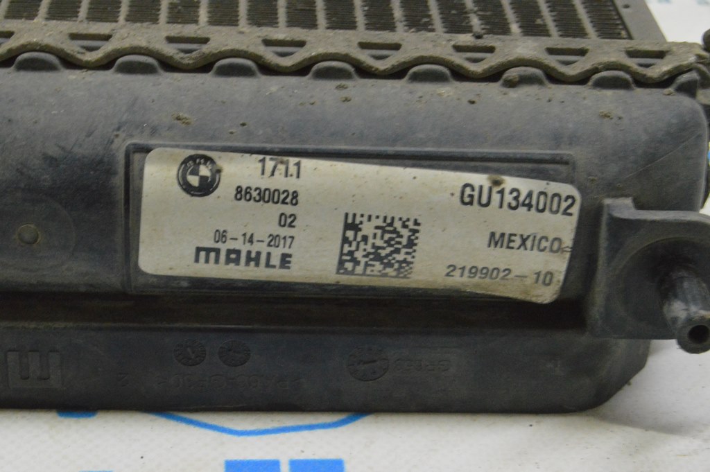 Радиатор интеркулера BMW X3 G01 18- 3.0 B58 G08, X3 M F97, X4 G02, X4 M F98 (02) — фото 3