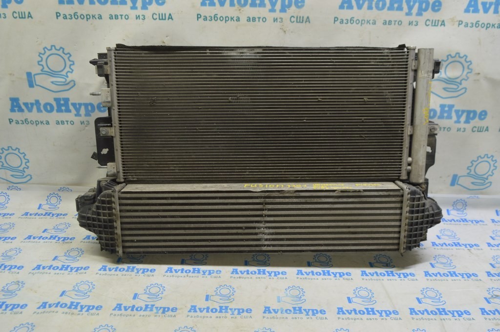 Радиатор кондиционера конденсер Ford Fusion mk5 13-20 1.5T, 2.0Т, hybrid, plug-in (06)